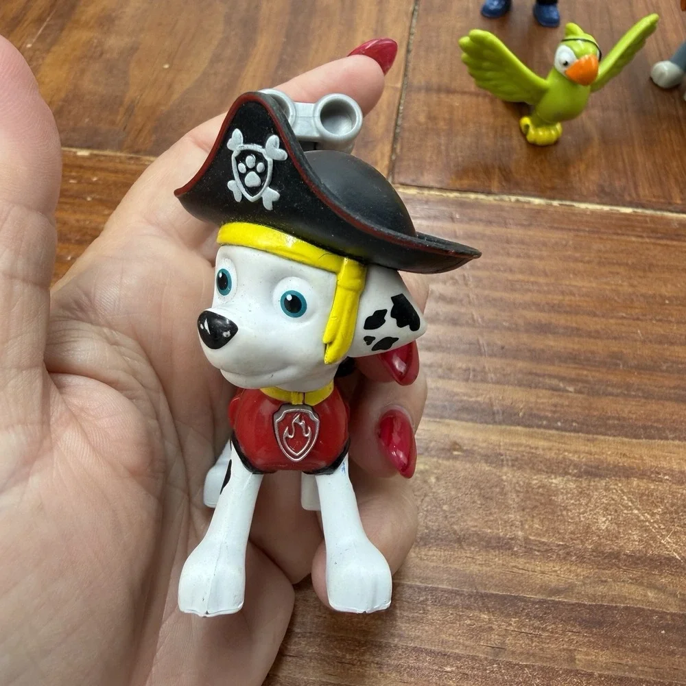 PAW Patrol Pirate Pups Action Pack Lot Ryder Swords Marshall Chase Rocky Parrot